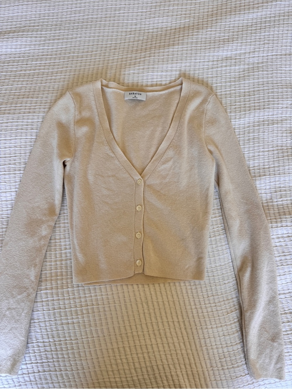 Aritzia Wool Cotton Cardigan